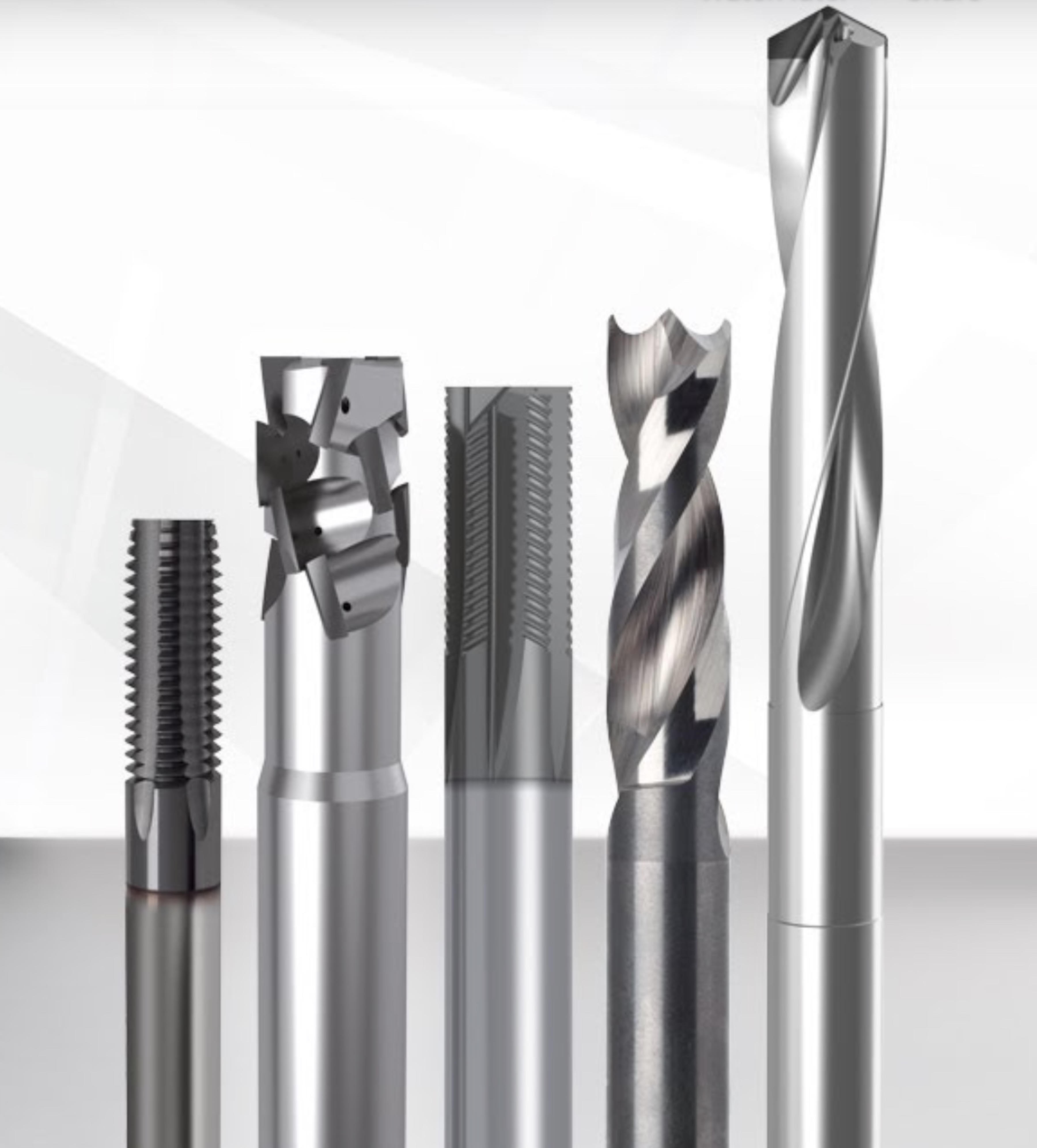 Guhring offers a wide range of PCD specialty tooling to automakers and other manufacturers machining aluminum alloys. (Image courtesy of Guhring.)