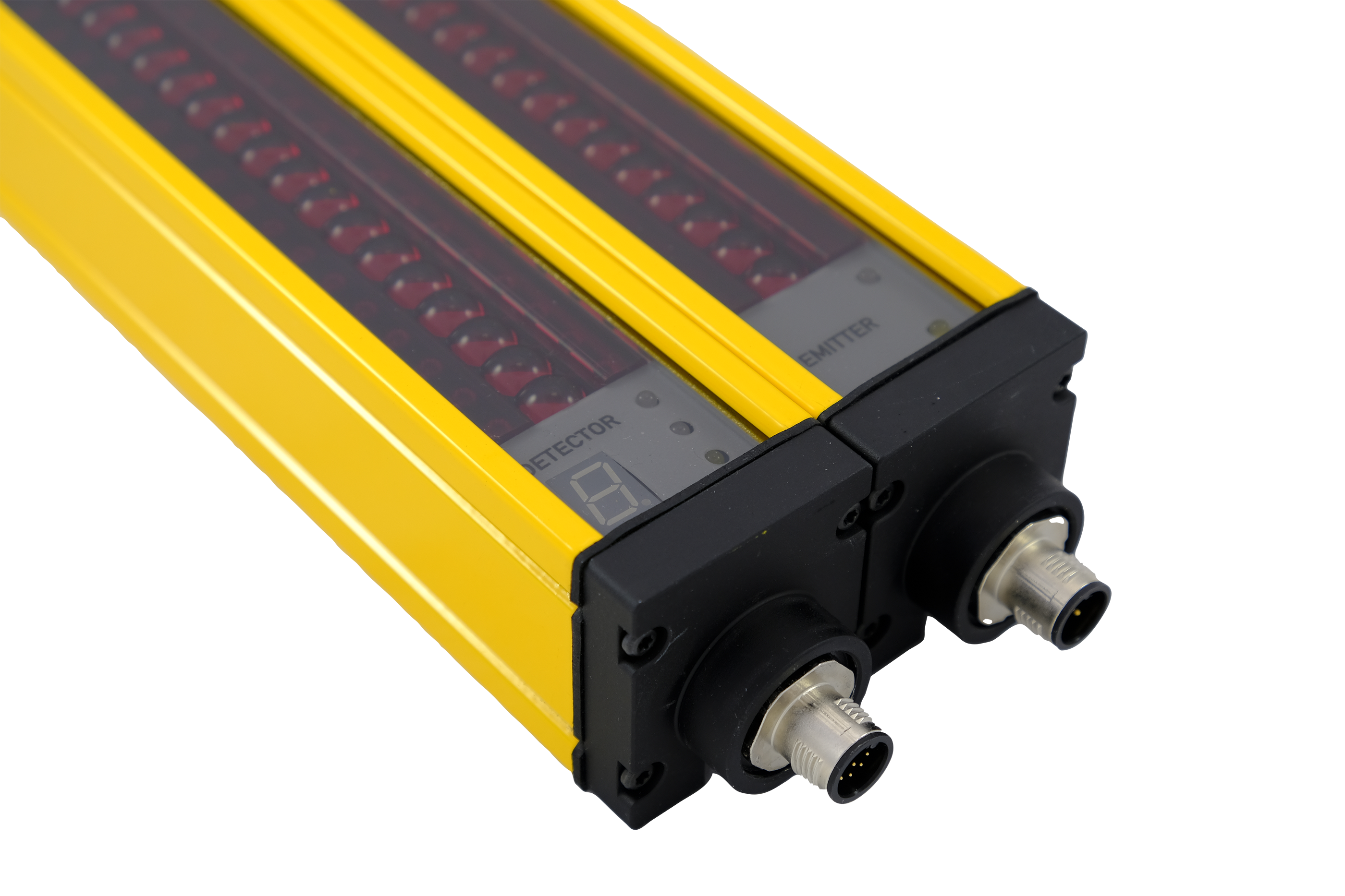 Installation of a safety light curtain is a relatively simple task, requiring little more than some wiring into the machine’s safety circuits. (Image courtesy of ISB)