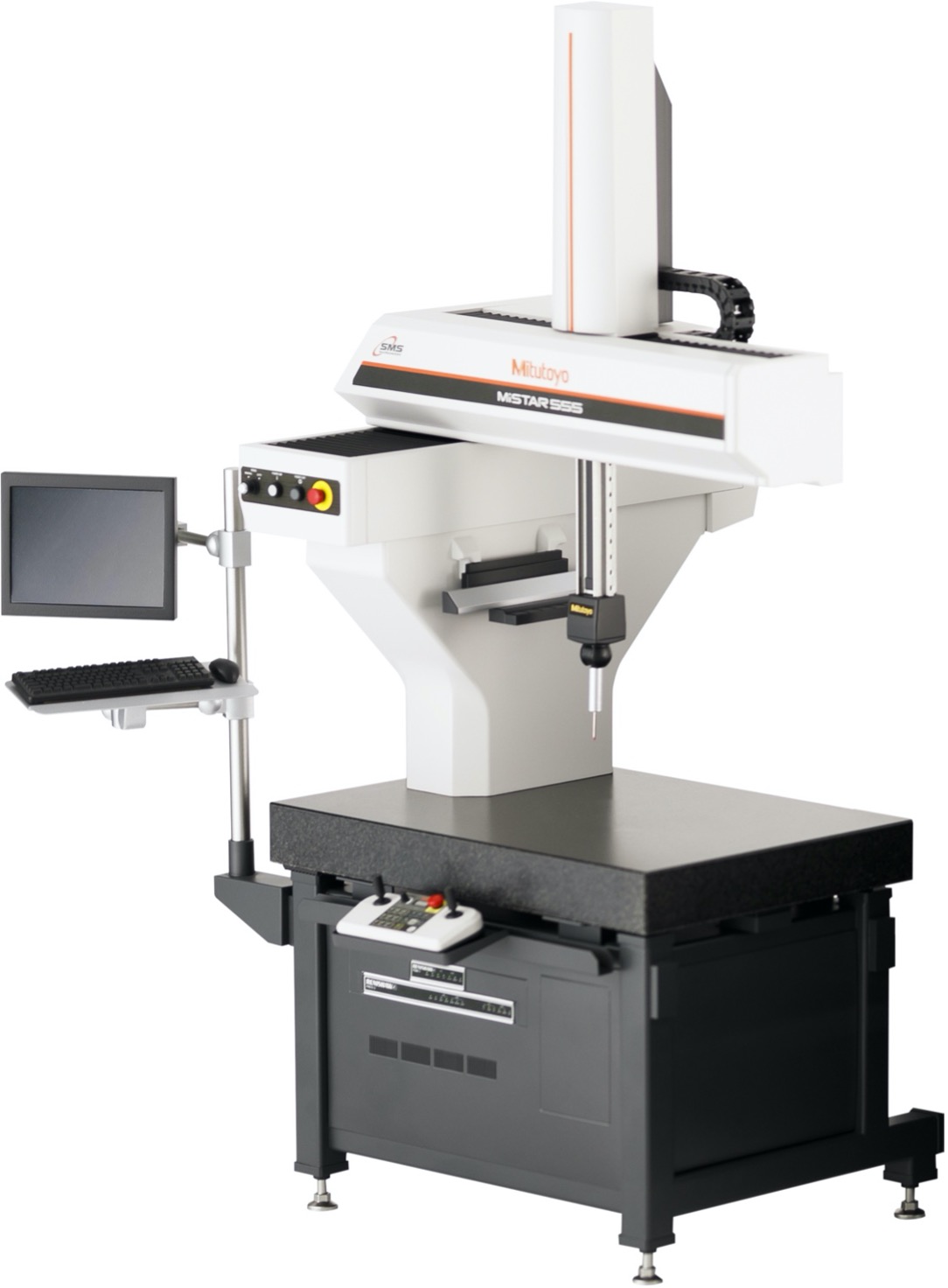 Placing CMMs like the MiSTAR 555 series on the production floor is a great way to reduce inspection room bottlenecks. (Image courtesy of Mitutoyo America)