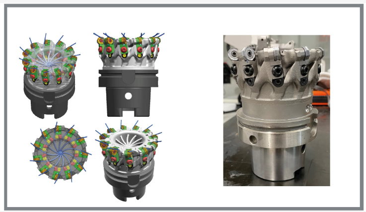 Finishing Hybrid AM Tool On HSK100