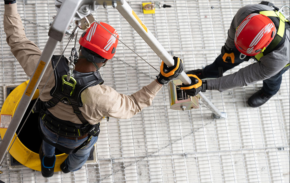 Honeywell’s new Fibre-Metal Type II Climbing Style Safety Helmet features proprietary suspension technology. Proper selection, use and maintenance of personal protective equipment is the sole responsibility of the buyer. | Photo courtesy of Honeywell